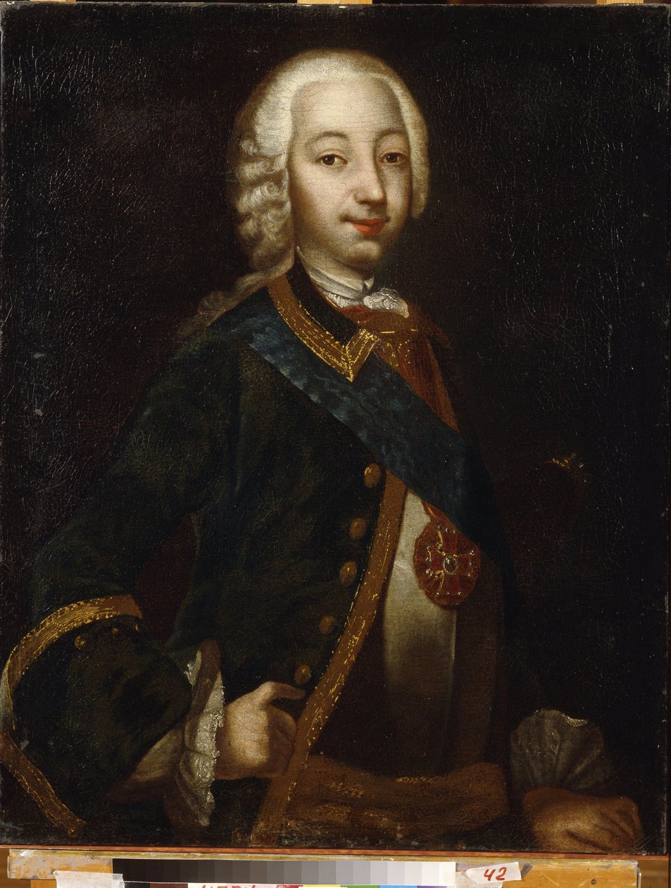Porträt des Zaren Peter III. von Russland von School Russian