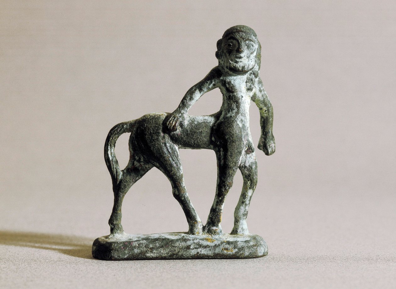 Iberische Kunst: Skulptur eines Zentauren 6.-4. Jahrhundert v. Chr. von School Spanish