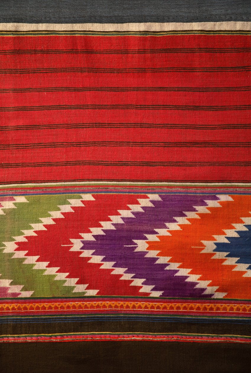 Detail eines Tai Lu Stoffes von School Thai