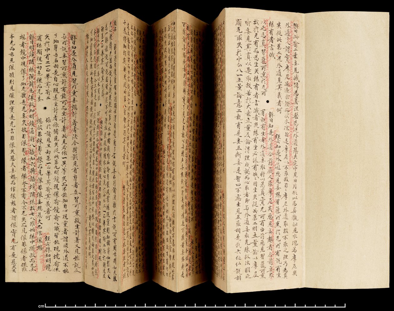 Laṅkāvatāra Sūtra mit Kommentar, 800-850 von School Tibetan