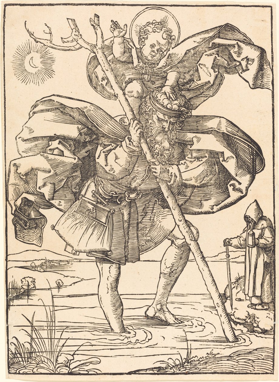 Heiliger Christophorus von School of Albrecht Dürer
