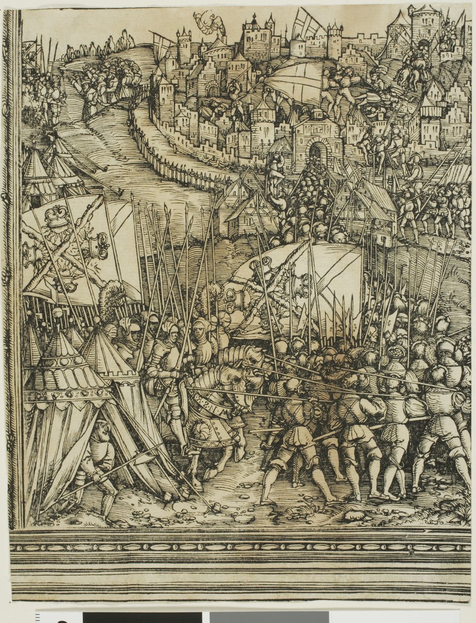 Der Feldzug in Ungarn, aus dem Triumphbogen von Maximilian I. von School of Albrecht Dürer