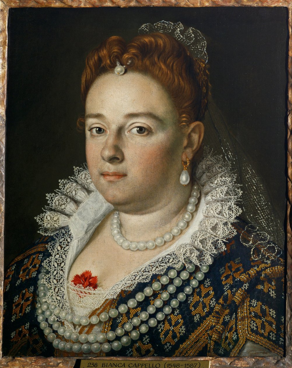 Bianca Cappello, Großherzogin der Toskana von Scipione (1550-98) Pulzone