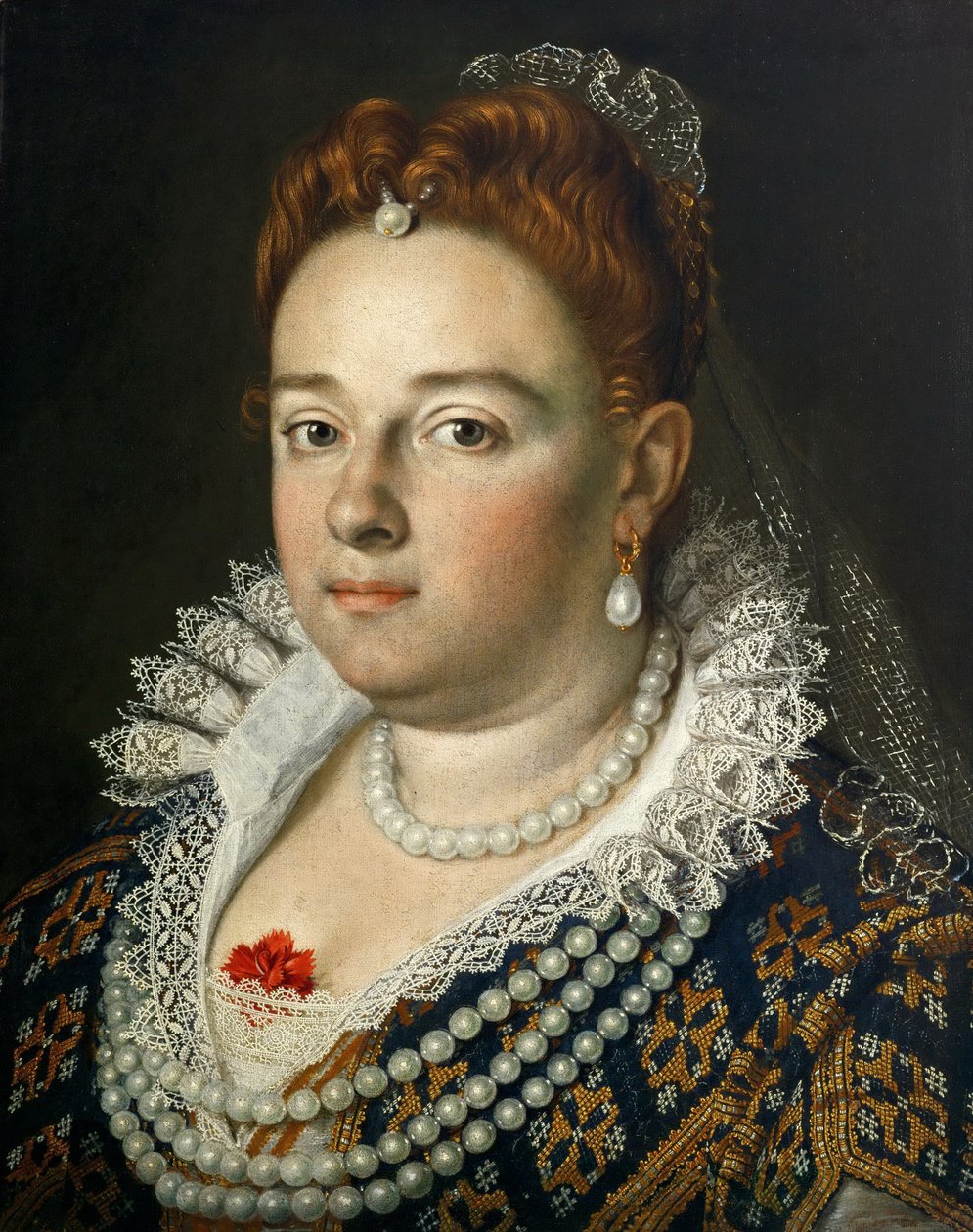 Porträt von Bianca Cappello, Großherzogin der Toskana von Scipione Pulzone