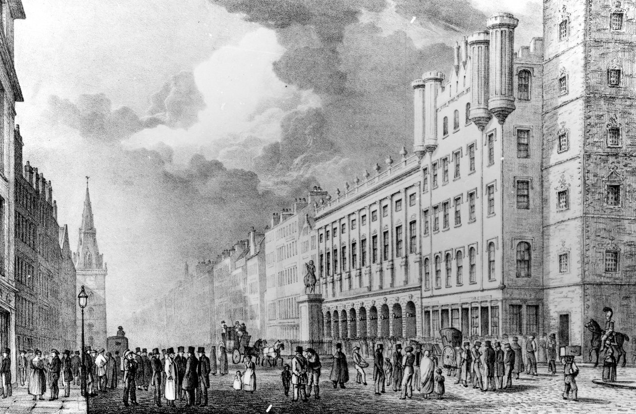 Die Trongate von Glasgow von Scottish School