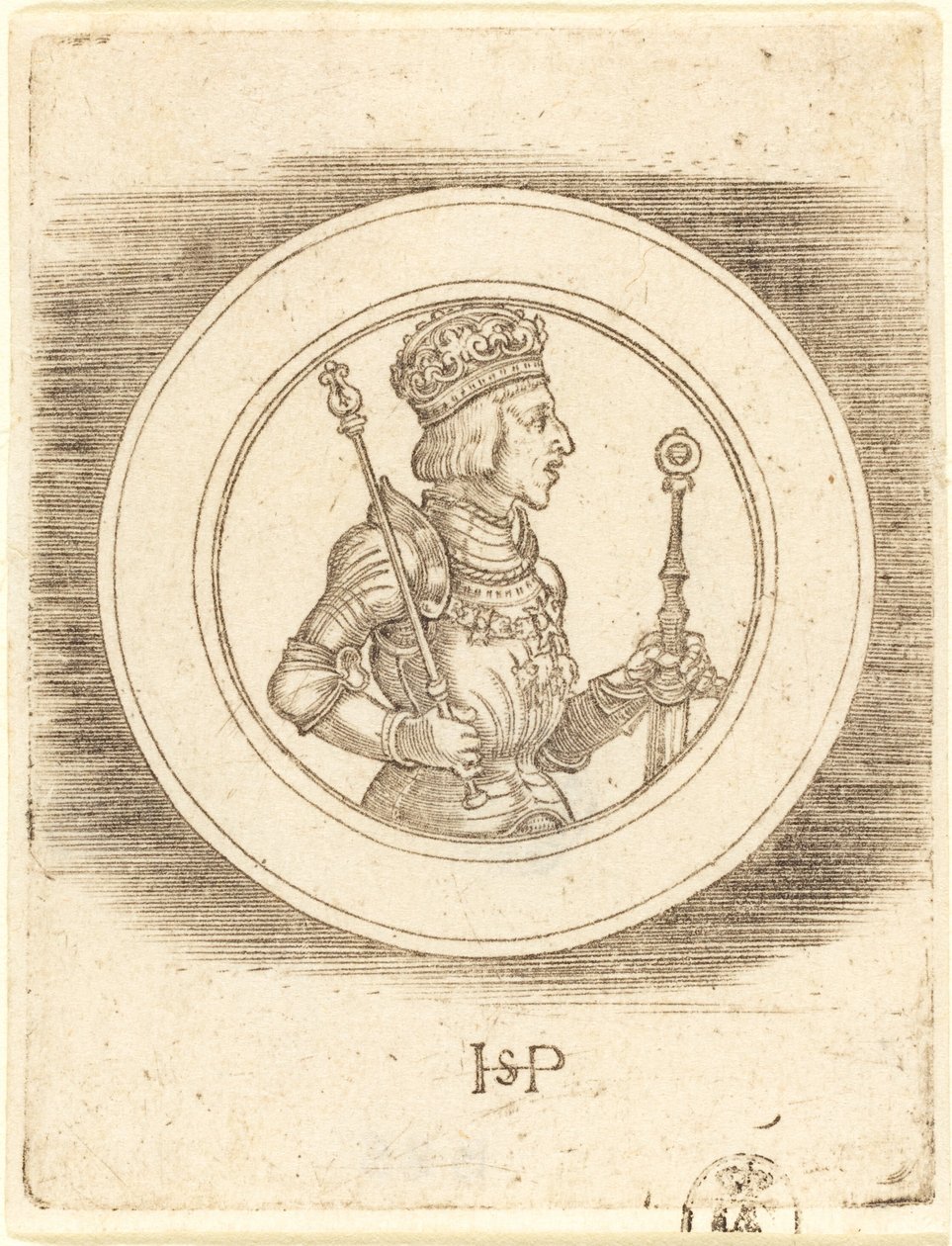 Medaille von König Ferdinand von Ungarn und Böhmen von Sebald Beham