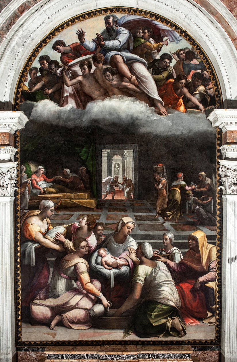 Die Geburt der Jungfrau von Sebastiano del (c.1485 1547) Piombo