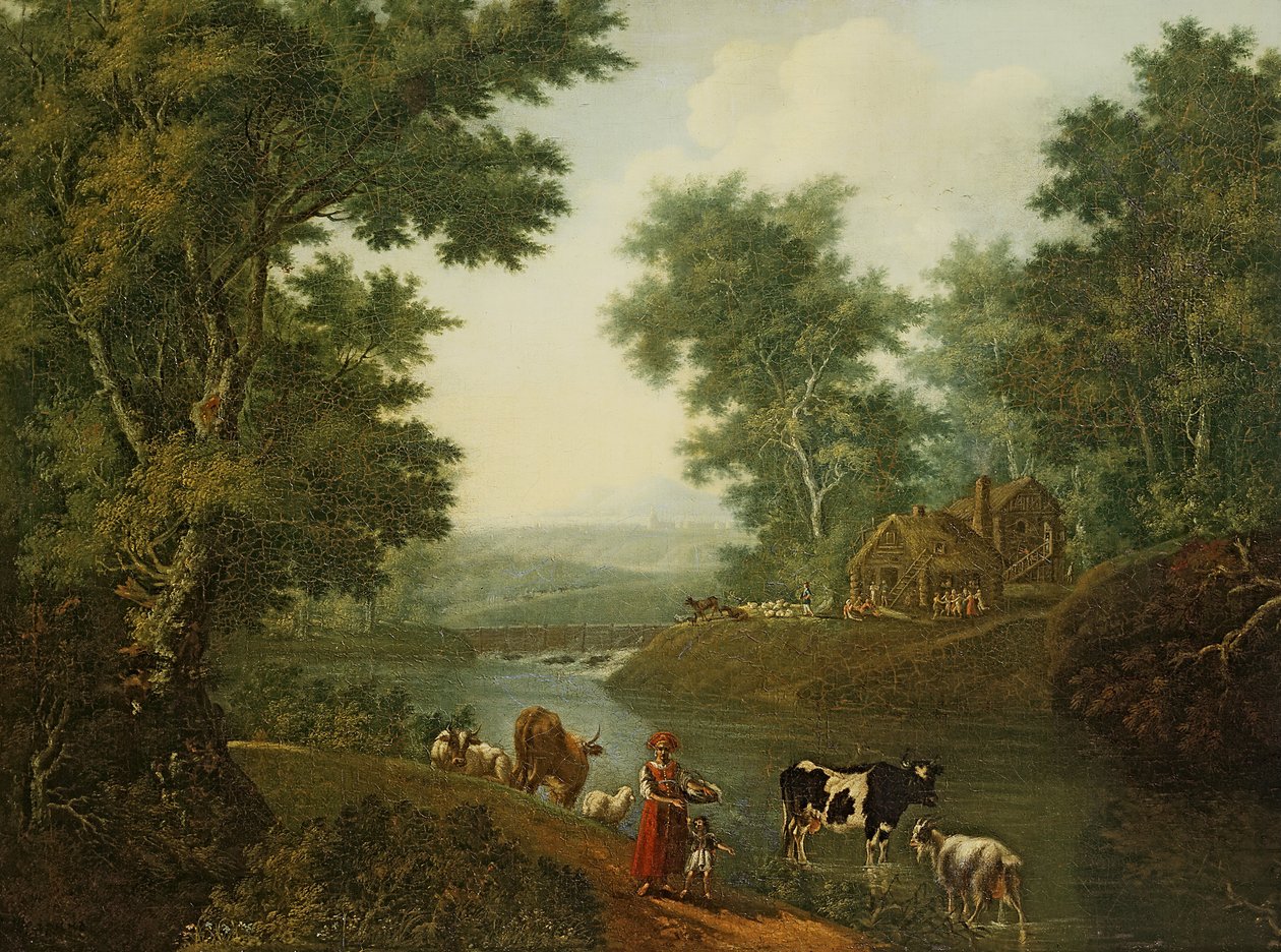Landschaft in der Umgebung von Petersburg von Semen Fedorovich Shchedrin