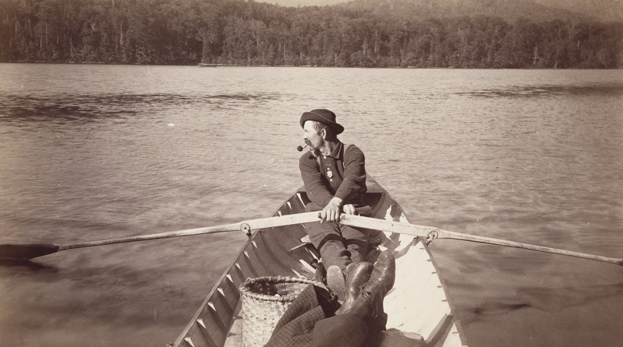 Wie es vom Heckplatz aussieht, 1880er-1890er von Seneca Ray Stoddard