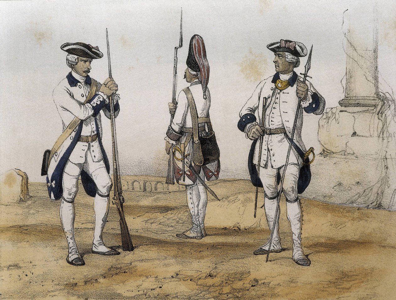 Linieninfanteristen während der Herrschaft von Karl III. von Spanien von Serafin Maria Earl of Clonard De Sotto