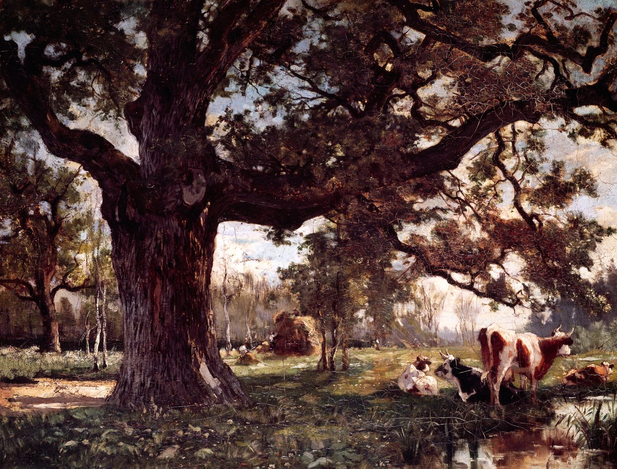 Landschaft, von Serafino de Tivoli von Serafino de Tivoli