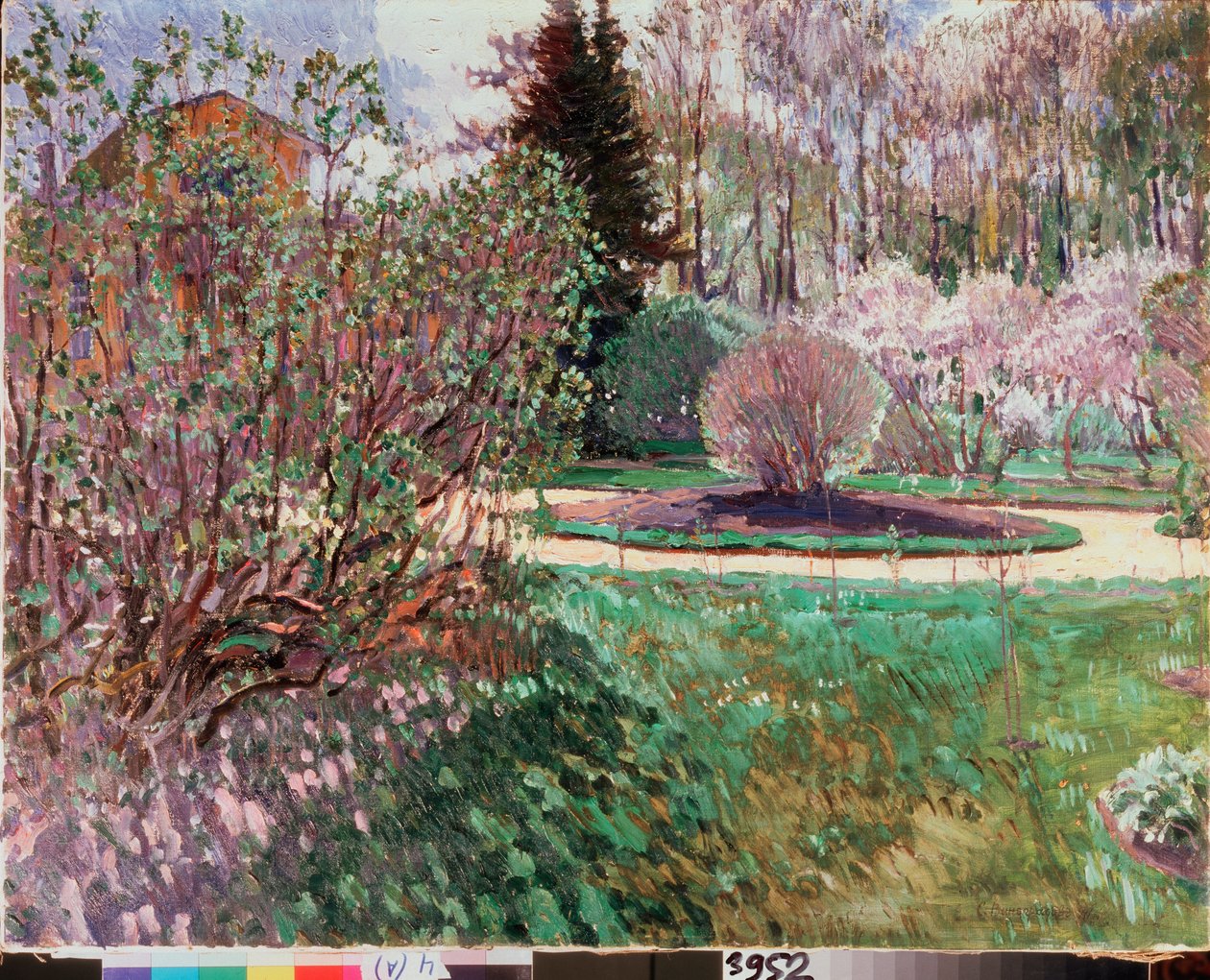 Ein Garten, Frühling von Sergei Arsenevich Vinogradov