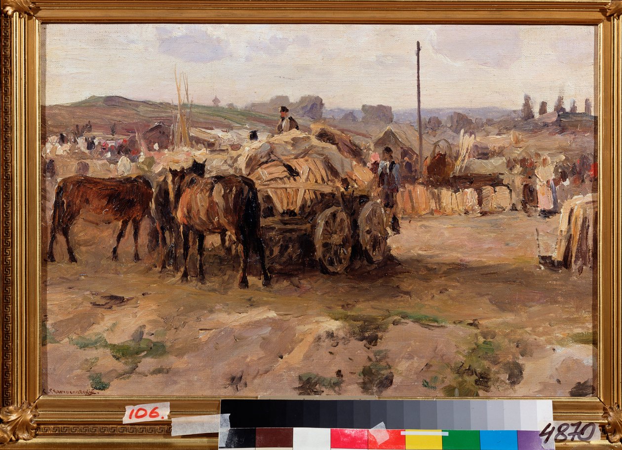 Ein Jahrmarkt von Sergei Ivanovich Svetoslavsky