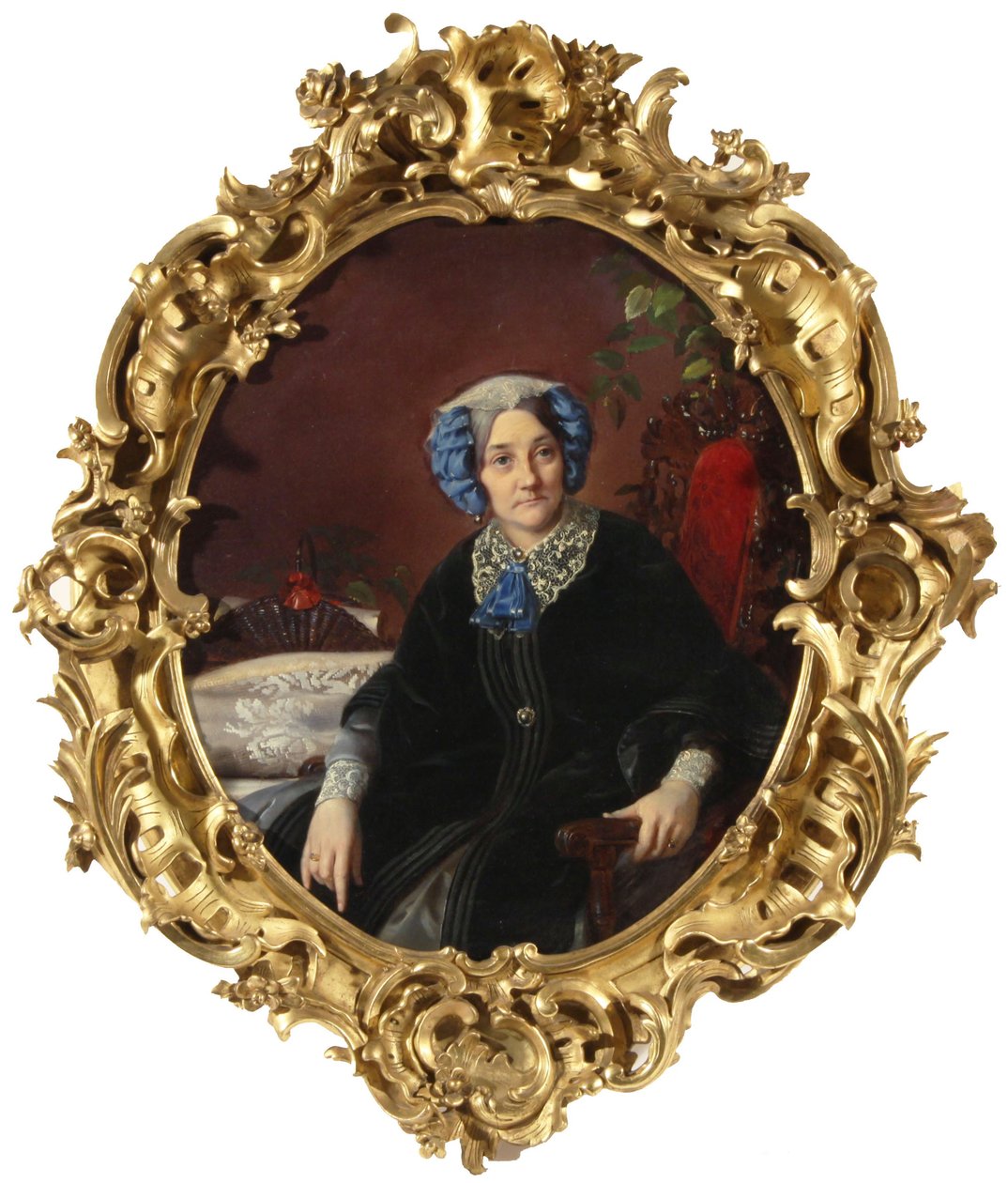 Porträt von Prinzessin Isabella Adamovna Gagarina, geborene Gräfin Walewska von Sergei Konstantinovich Zaryanko