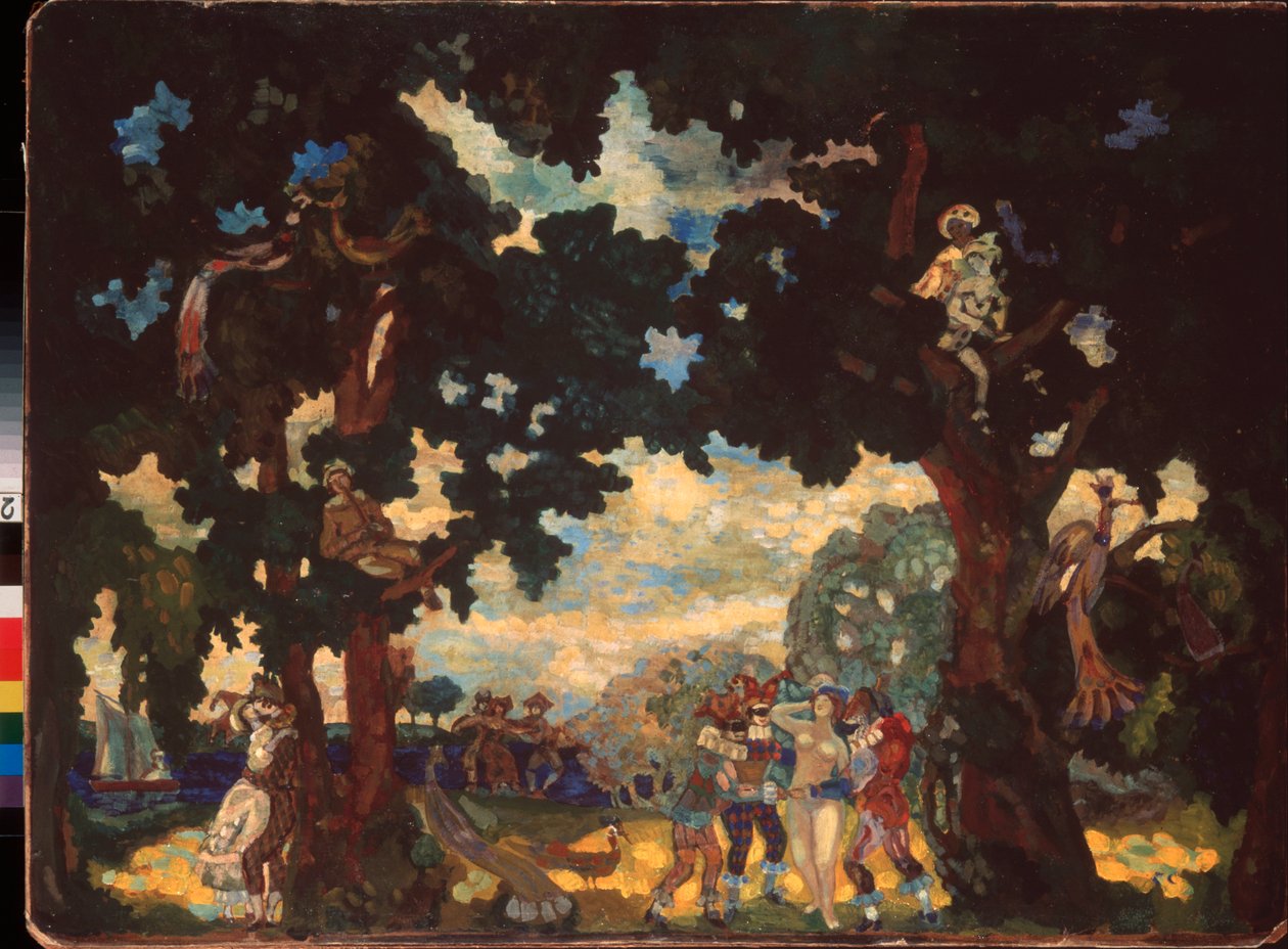 Arlequinade von Sergei Yurevich Sudeikin
