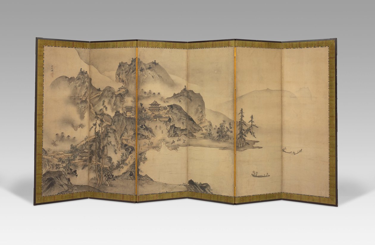 Landschaft der vier Jahreszeiten von Sesson Shukei