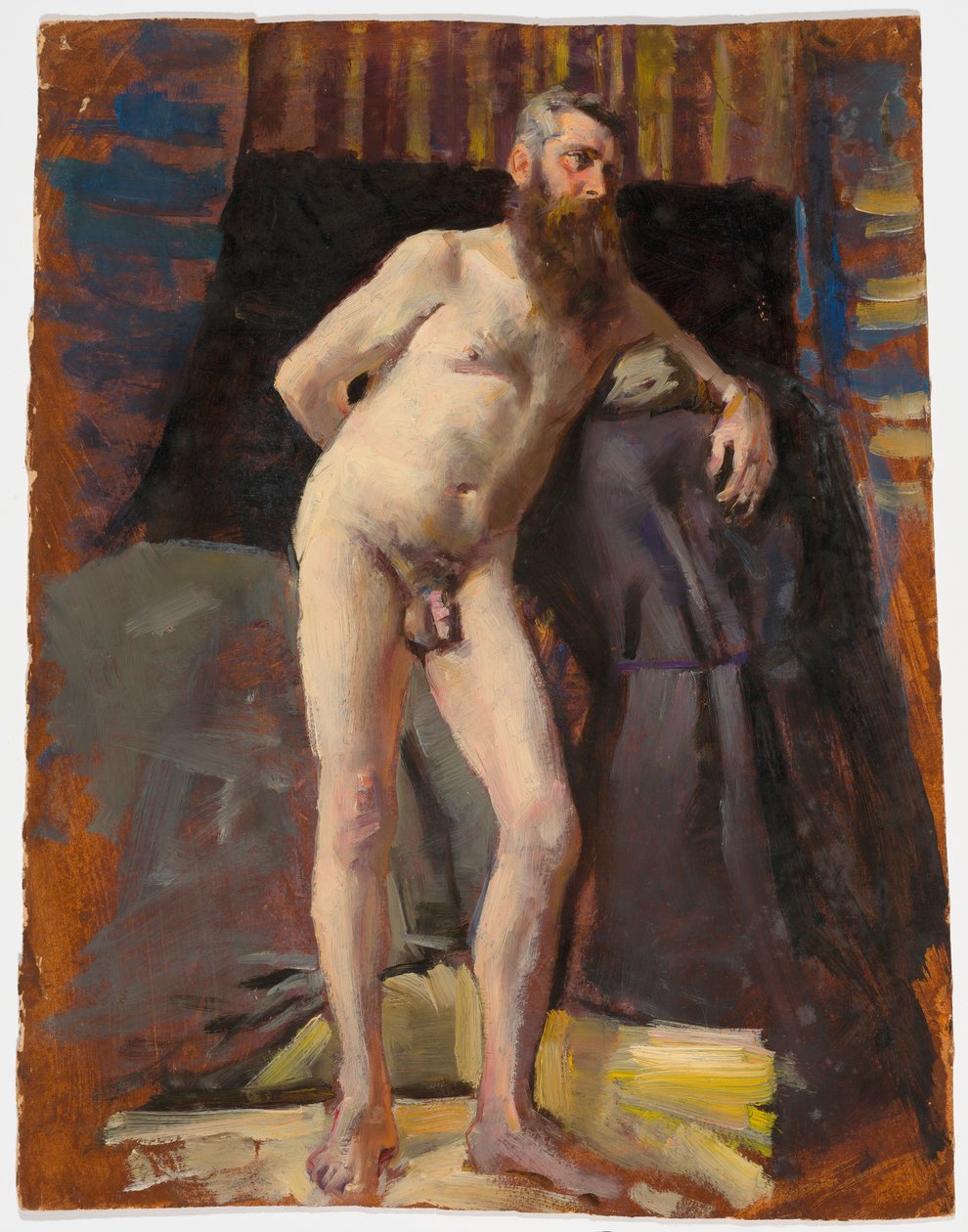 Bärtiger Akt von Severin Falkman