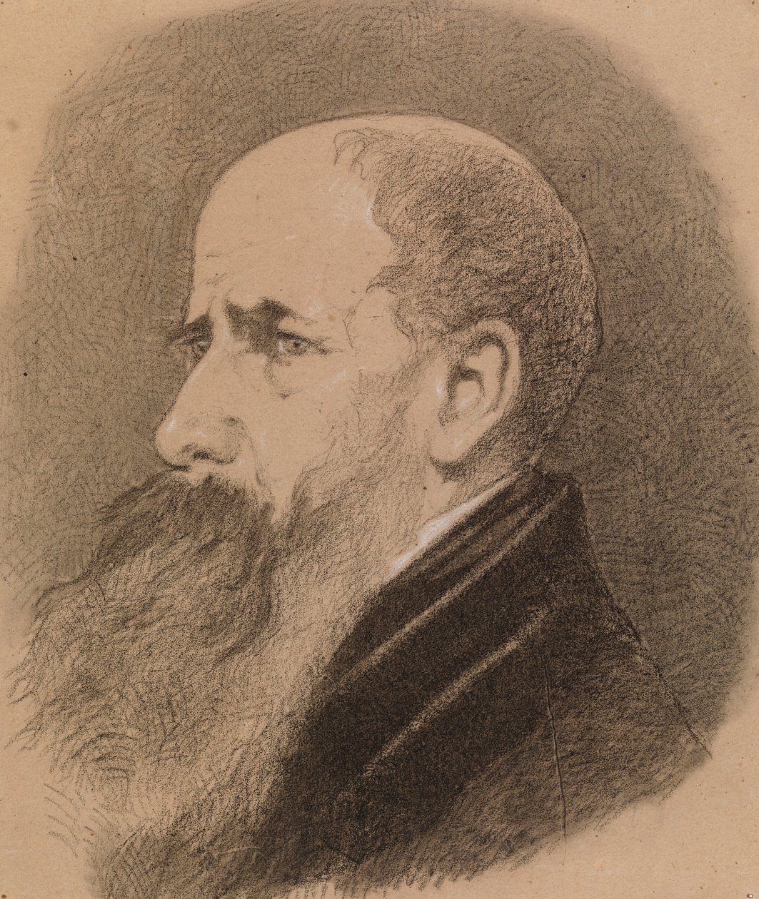 Porträt eines bärtigen Mannes von Severin Falkman