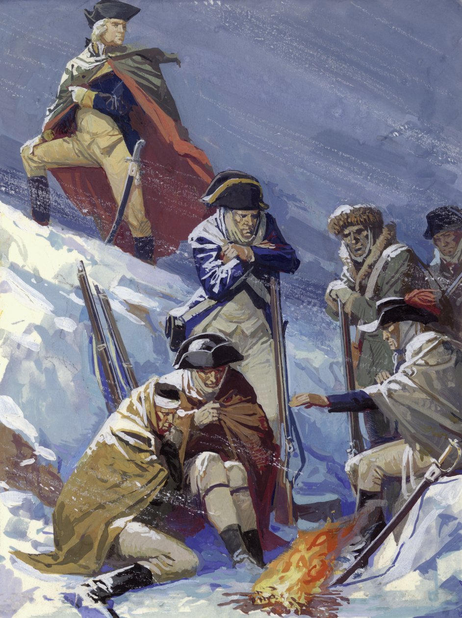 George Washington als General während des Unabhängigkeitskrieges von Severino Baraldi