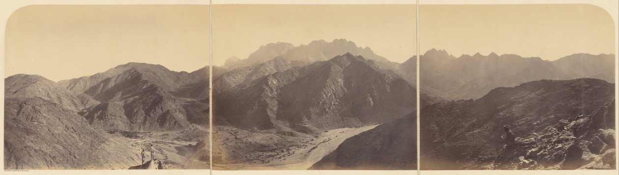 Jebel Serbal von Jebel Tahuneh von Sgt. James M. McDonald