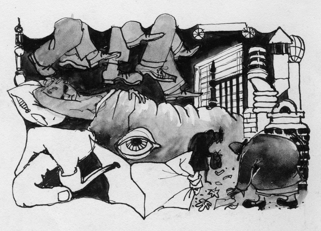 Surrealistische Studie, 1952 von Shirley Markham