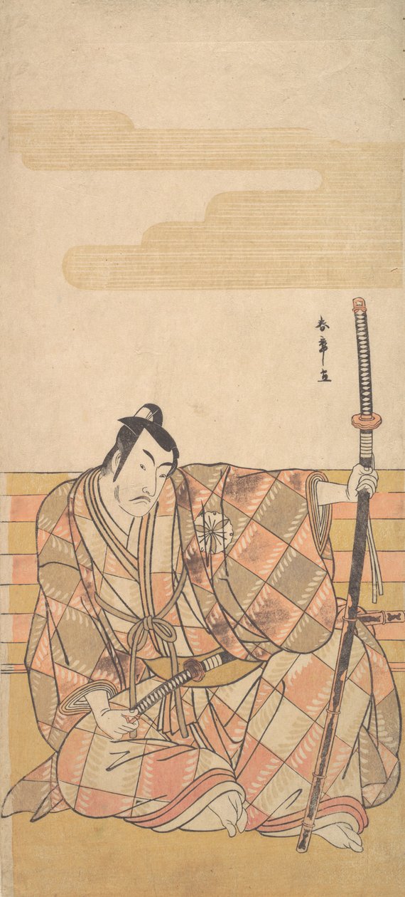Der vierte Matsumoto Koshiro als Samurai von Shunsho