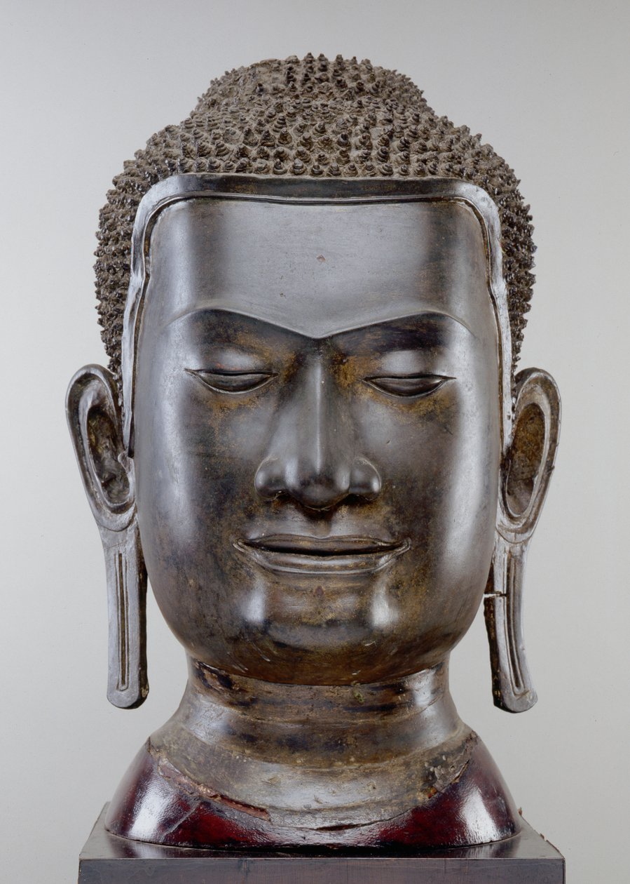Buddhakopf, Ayutthaya-Kultur, U Thong-Stil (Bronze) von Siamese School