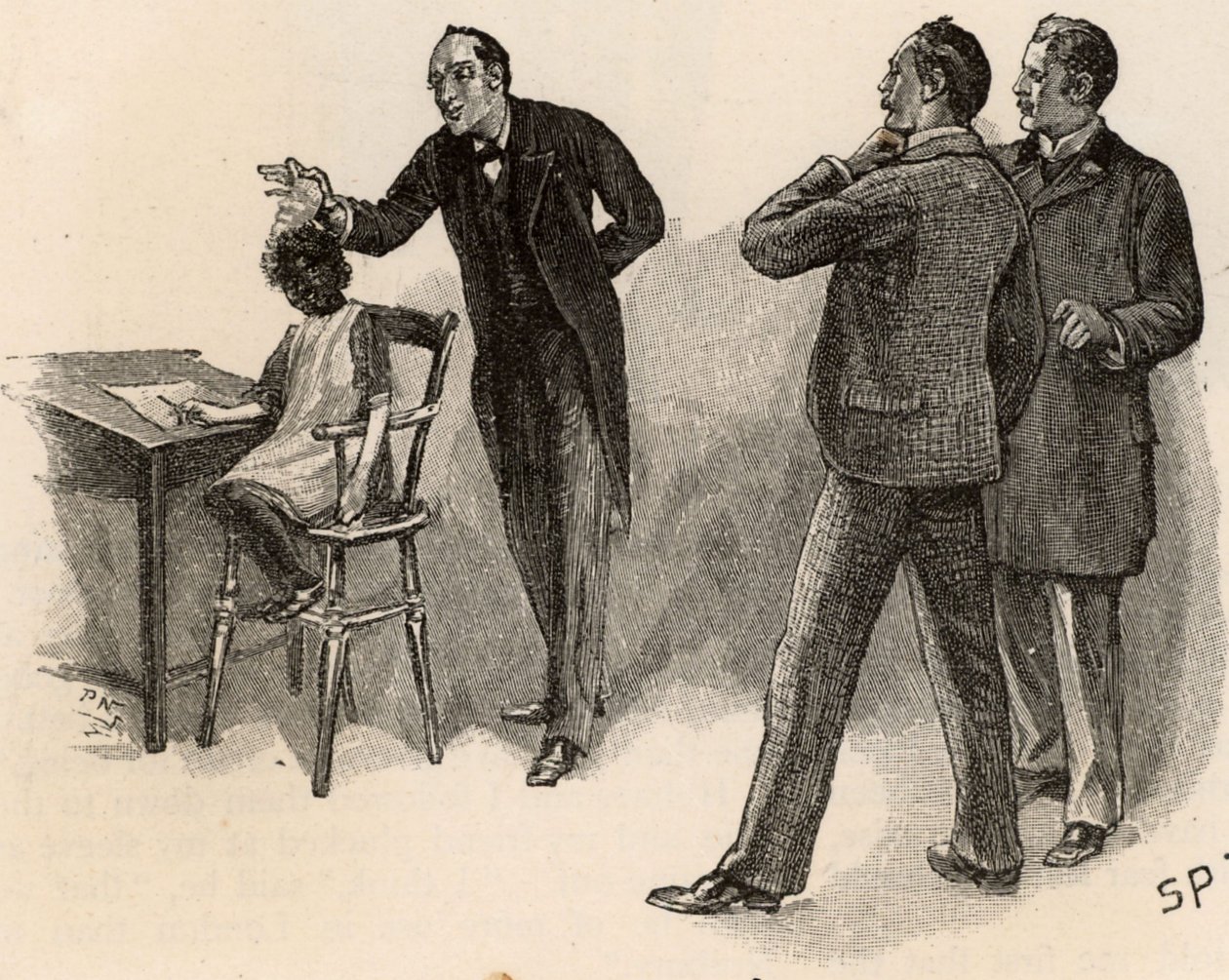 Das Abenteuer des gelben Gesichts von Sidney Paget