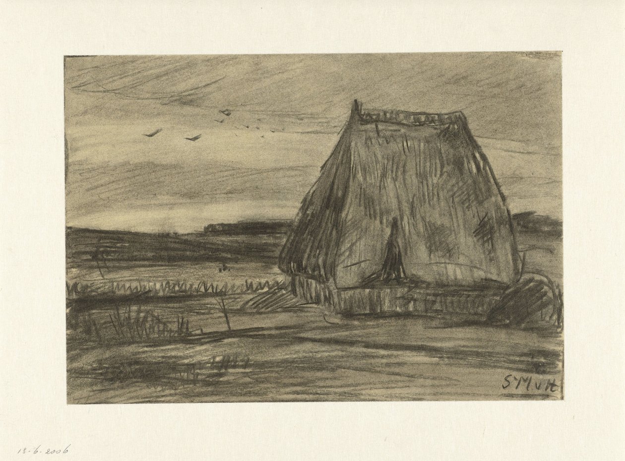 Landschaft mit Hütte von Sientje Mesdag van Houten
