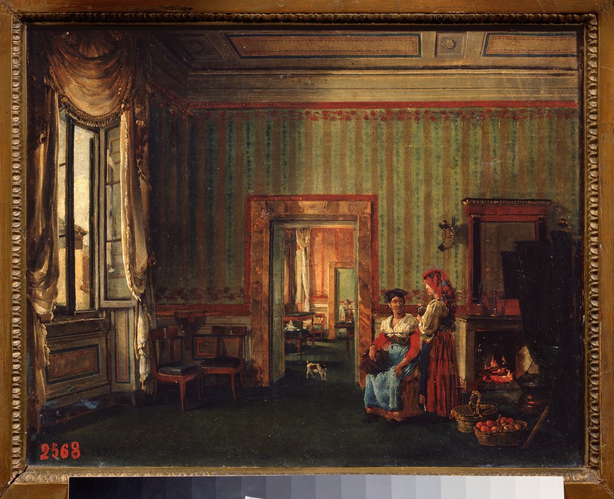 Innenraum des Hauses von Prinz Alexander Galitzine in Rom (Italien) von Silvestr Fedosievich Shchedrin