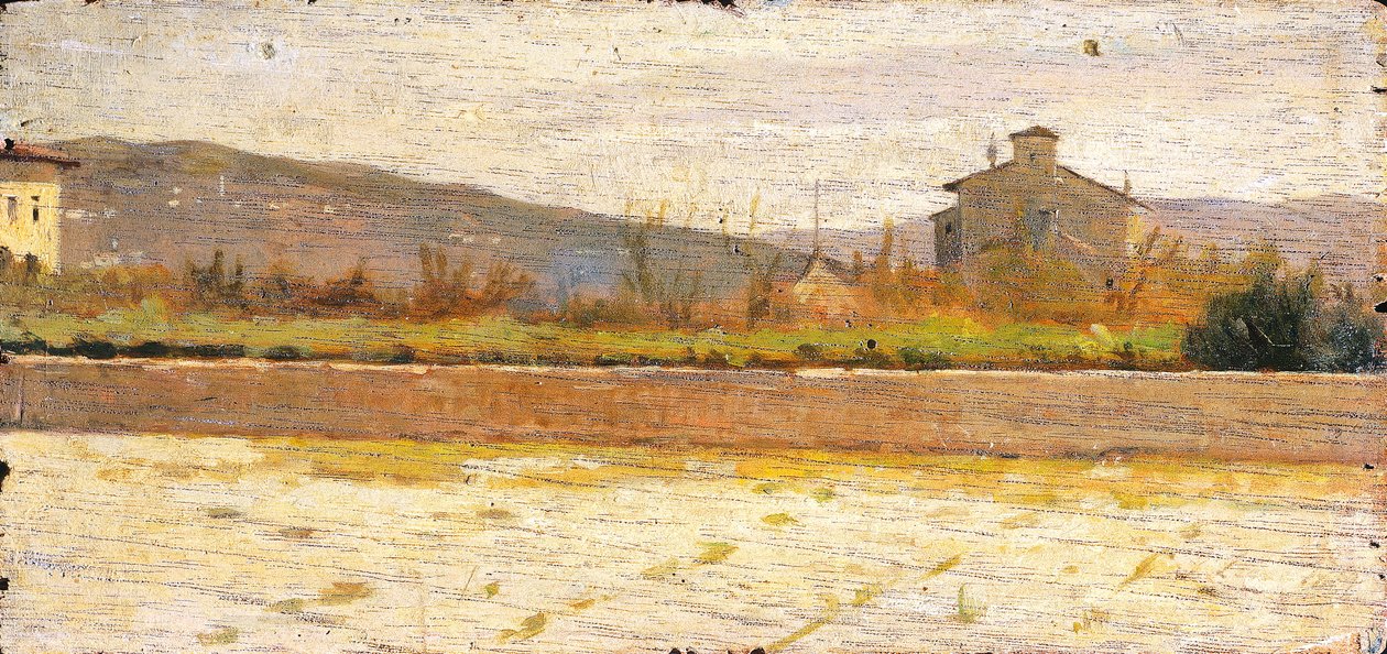 Landschaft von Modigliana von Silvestro Lega