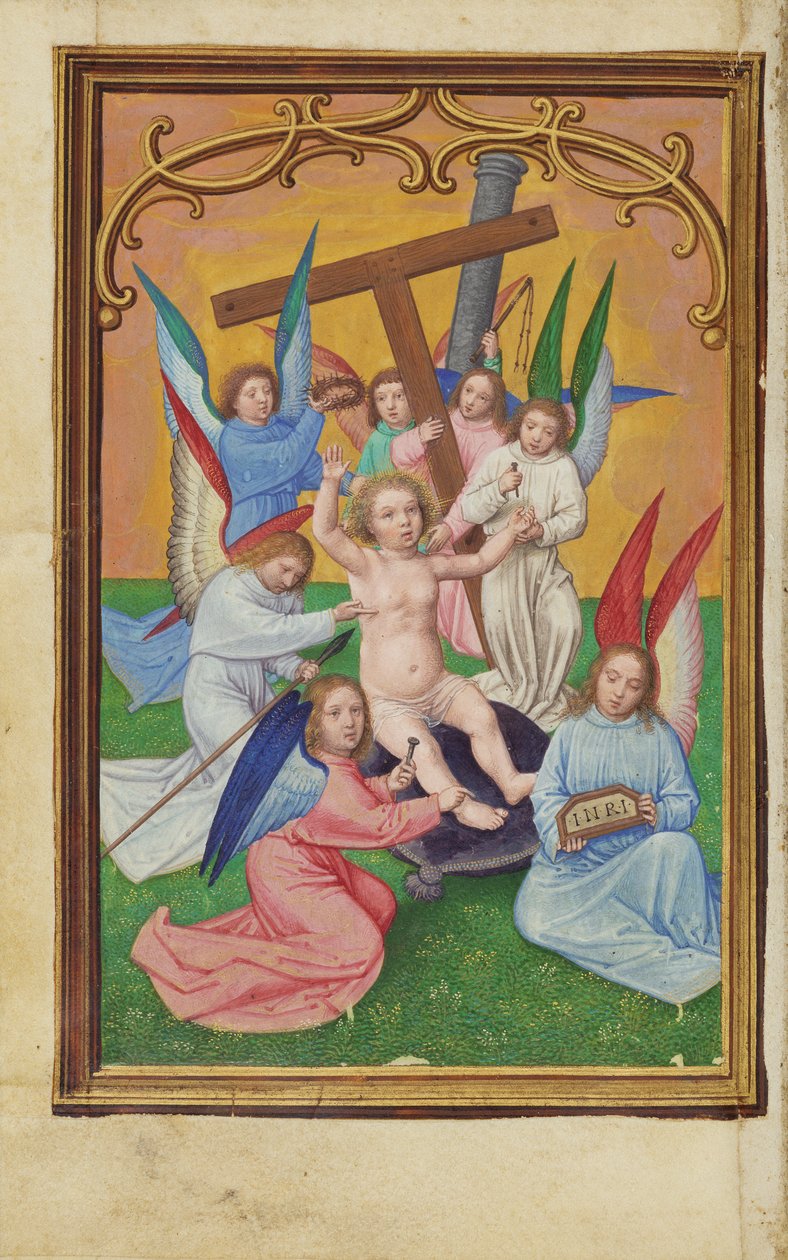 Folio 31v aus dem Gebetbuch von Kardinal Albrecht von Brandenburg von Simon Bening