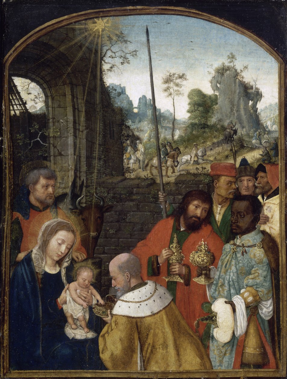 Die Anbetung der Könige, erste Hälfte des 16. Jahrhunderts von Simon Bening