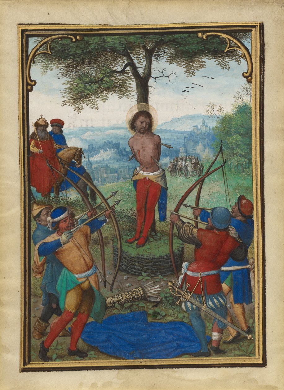 Das Martyrium des Heiligen Sebastian von Simon Bening