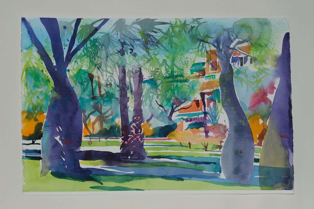 Maler in der Mamounia, 2010 von Simon Fletcher