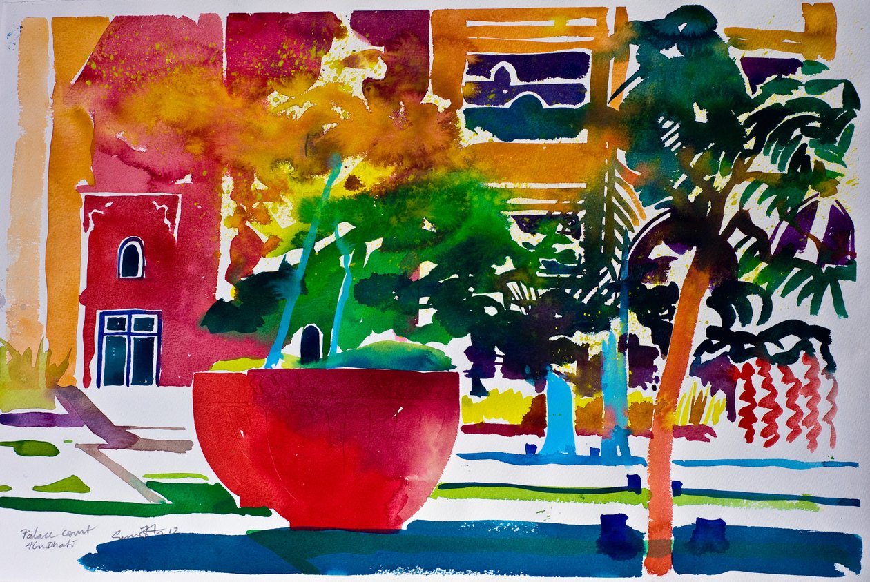 Palastgericht, Abu Dhabi, 2012 von Simon Fletcher