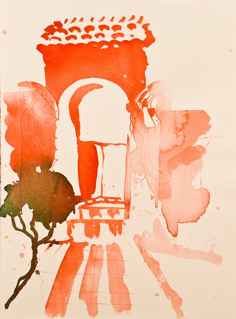 Rotes Tor von Simon Fletcher