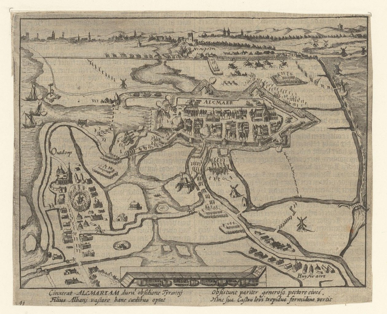 Belagerung von Alkmaar, 1573 von Simon Frisius