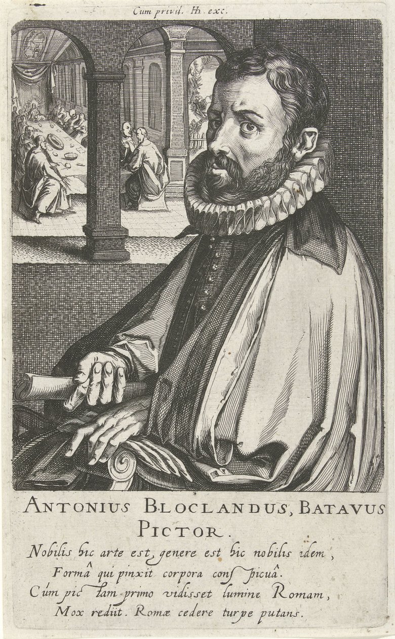 Porträt von Anthonie Blocklandt von Simon Frisius