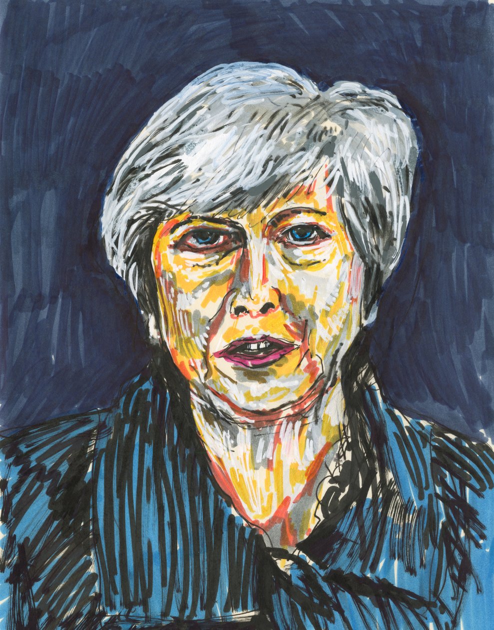 Theresa May von Simon Neville
