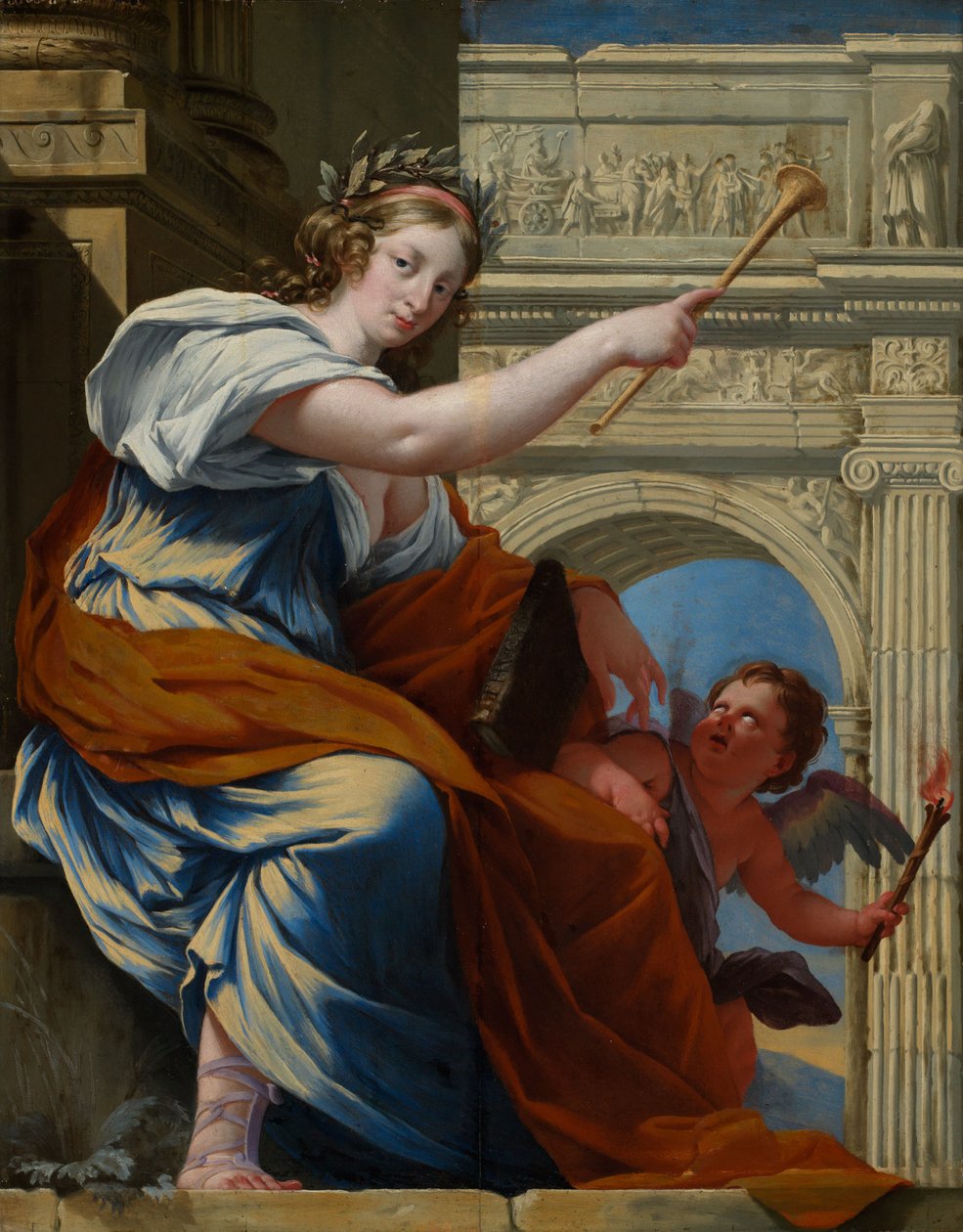 Die Muse Klio von Simon Vouet