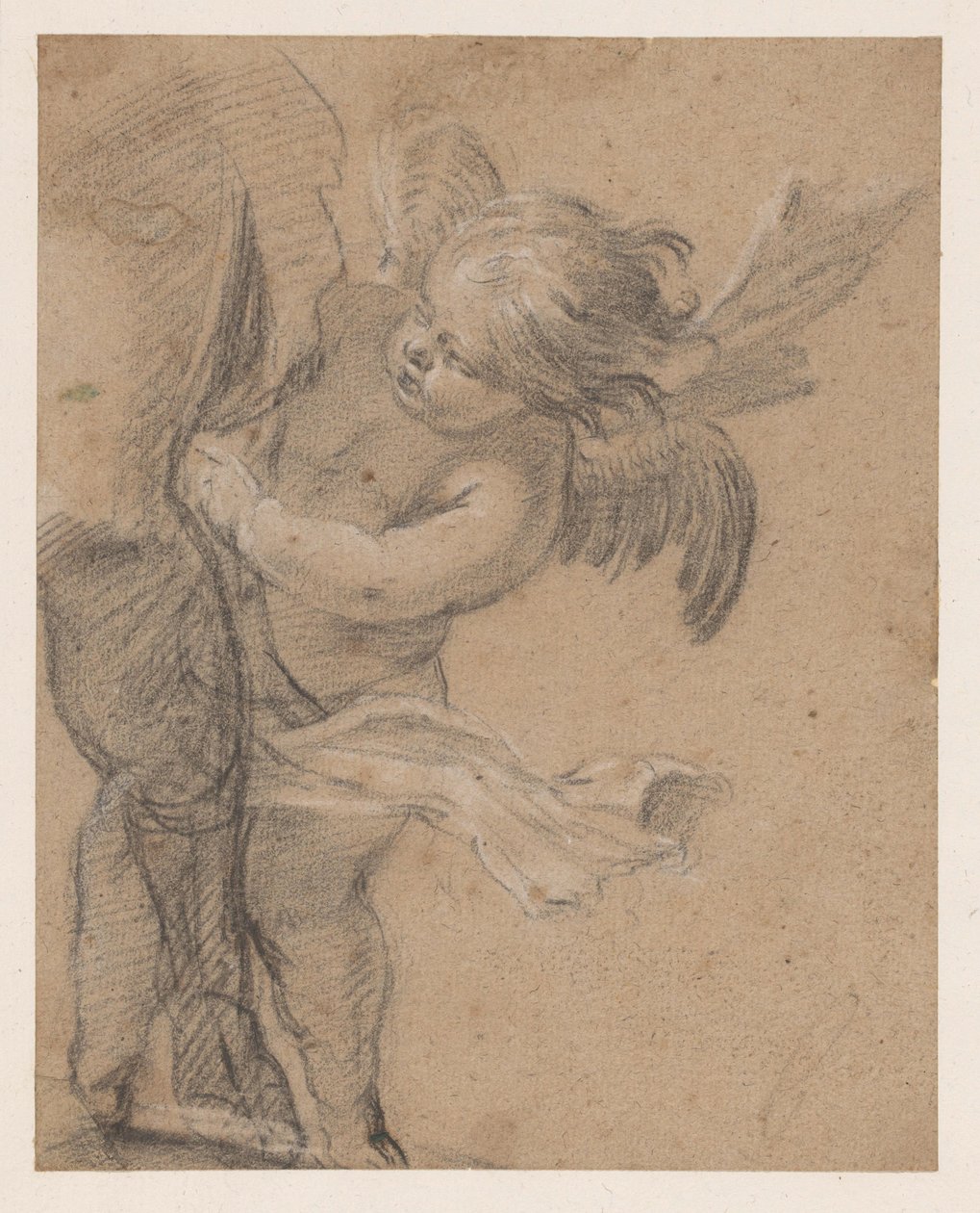 Engelchen am Bein des Hl. Rochus von Simon Vouet