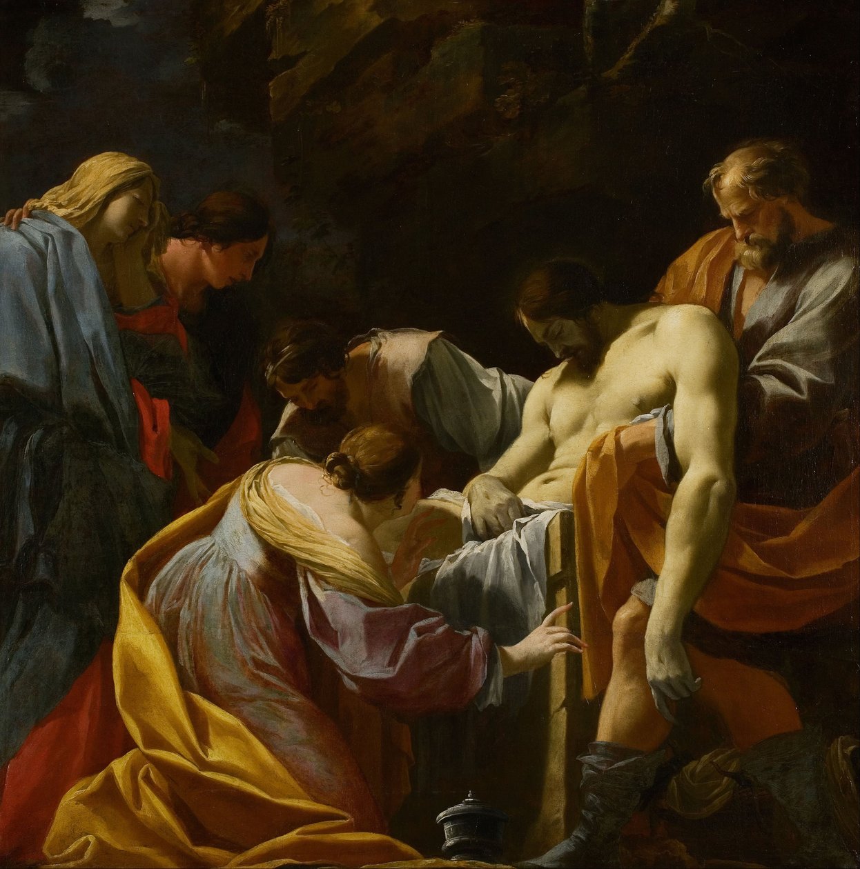 Die Grablegung von Simon Vouet