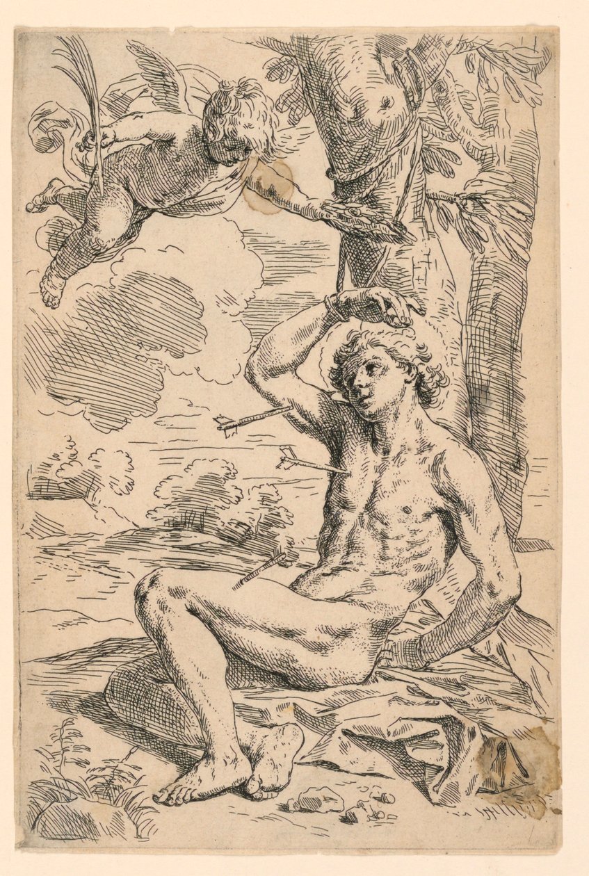 Heiliger Sebastian von Simone Cantarini
