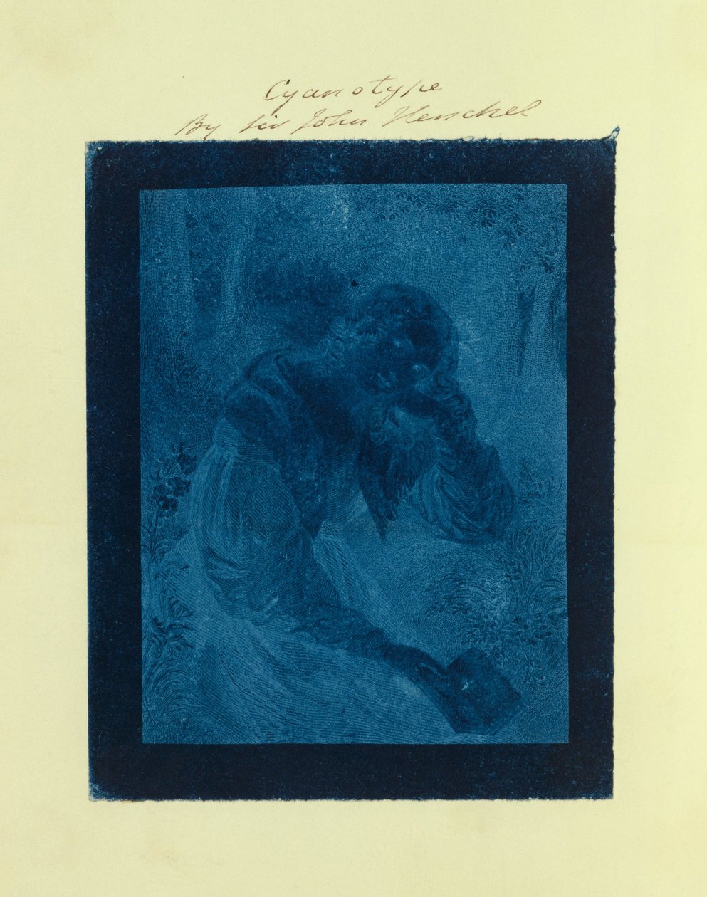 Graviertes Porträt einer jungen Frau von Sir John Frederick William Herschel