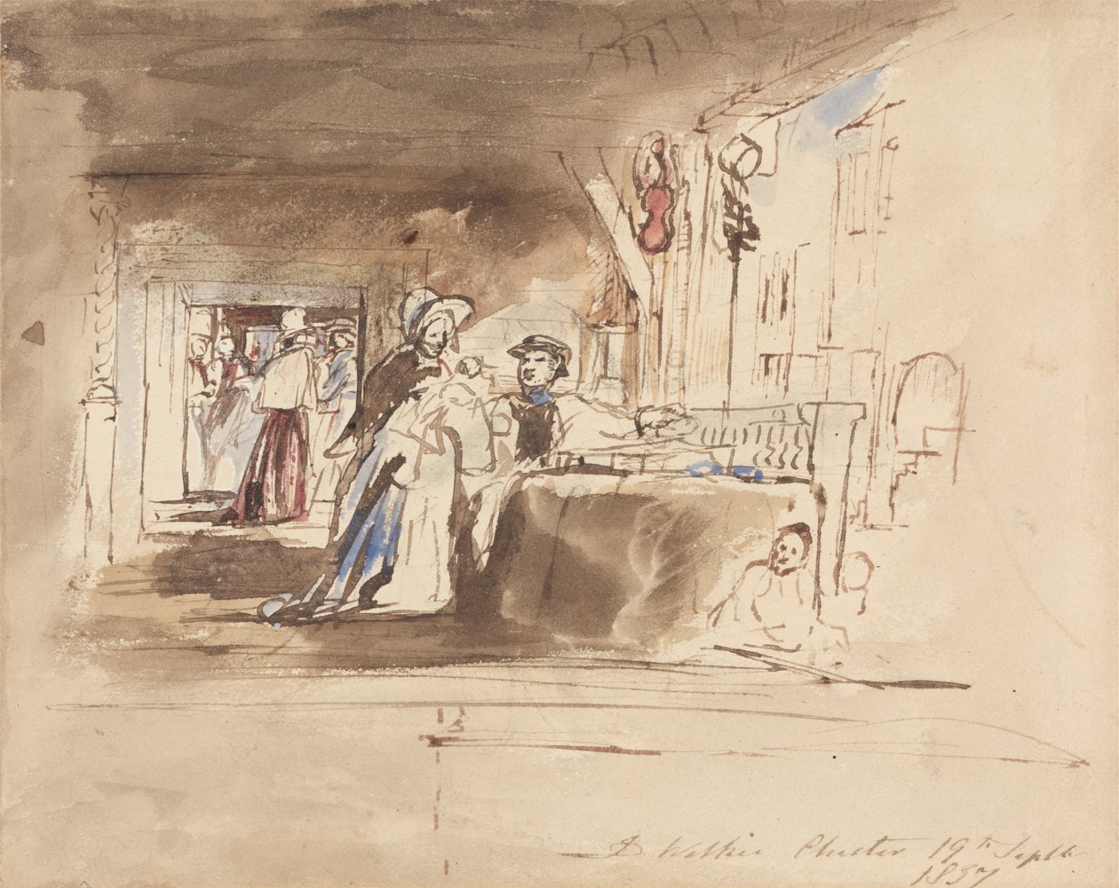 Einkaufen in den Reihen, Chester von Sir David Wilkie