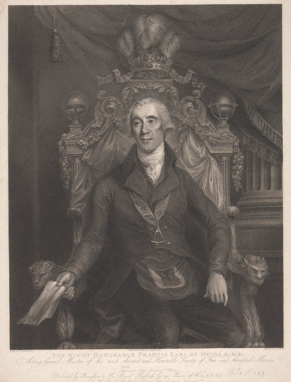Francis Rawdon-Hastings, 1. Marquess of Hastings von Sir Edwin Henry Landseer