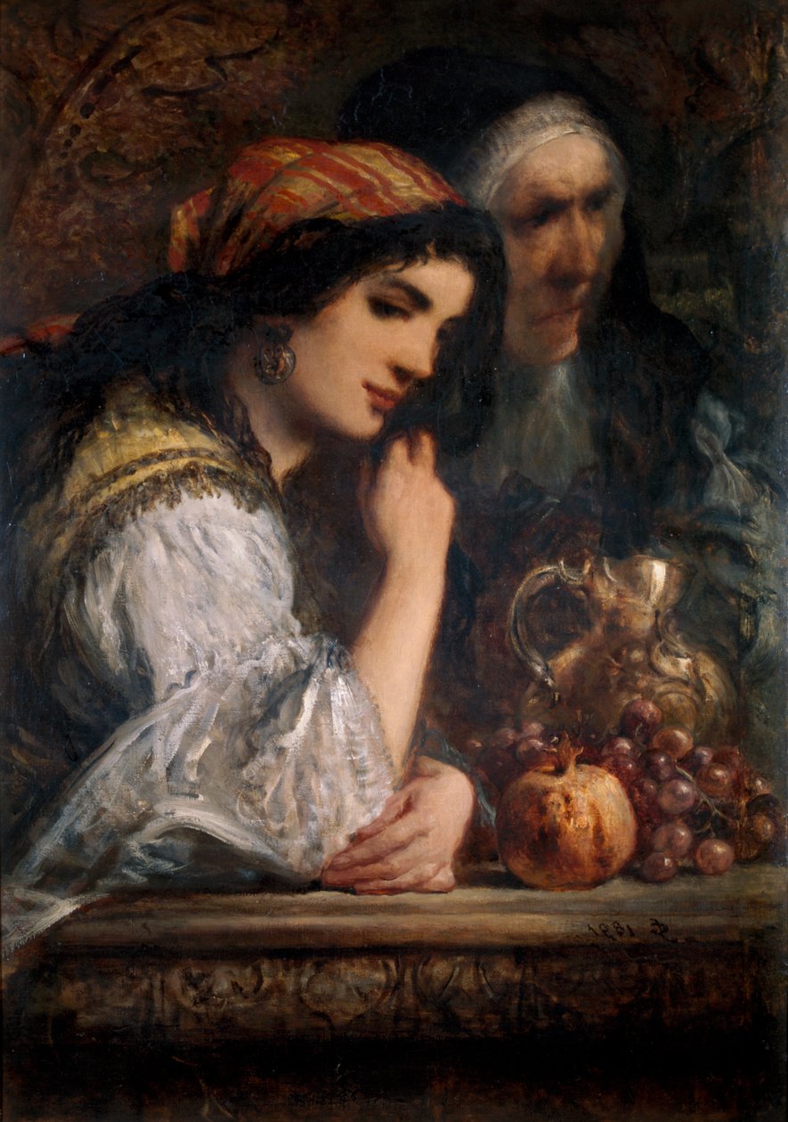 Don Quixotes Nichte und Haushälterin von Sir John Gilbert