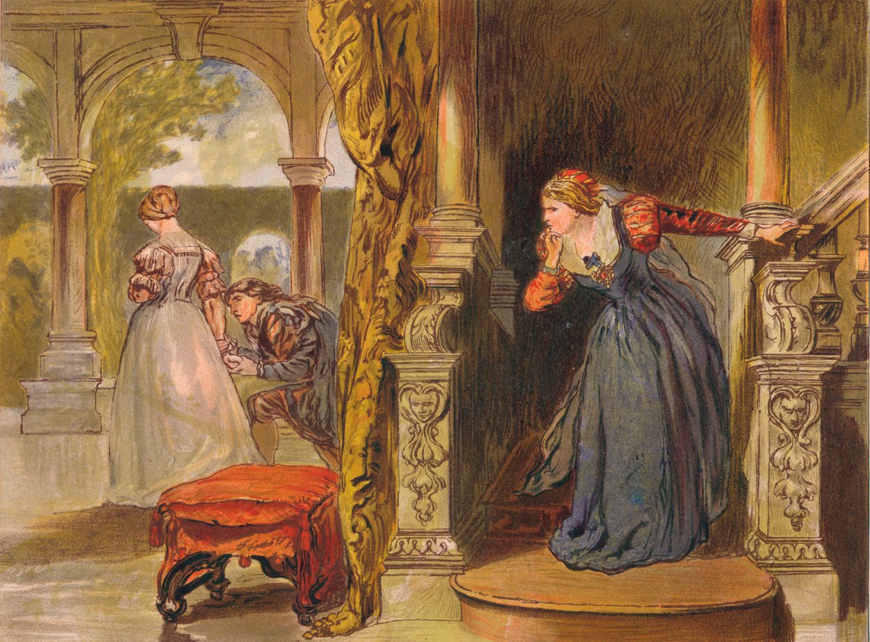 Seufzt nicht mehr, Damen, seufzt nicht mehr, um 1875 von Sir John Gilbert