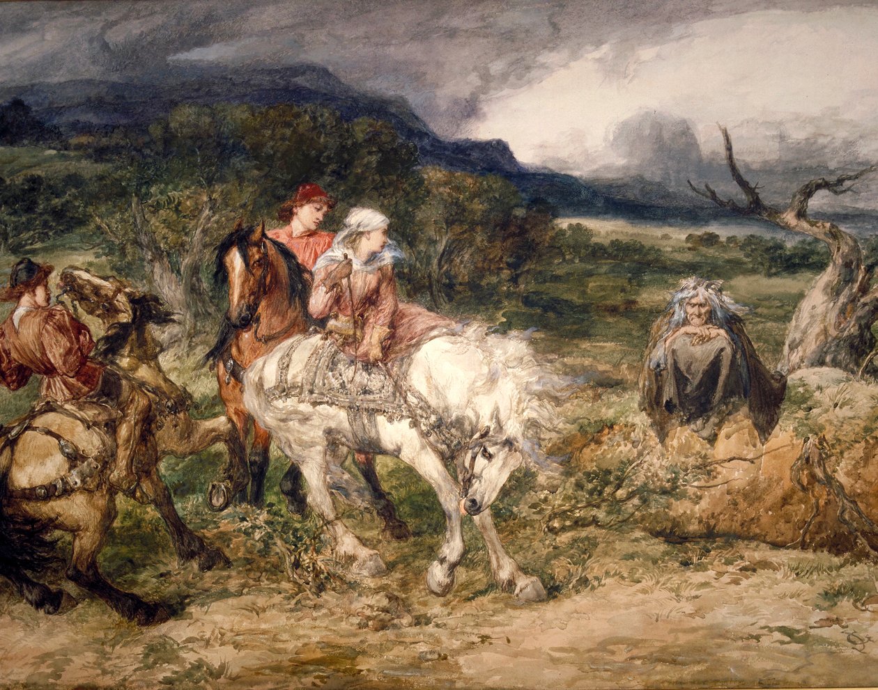 Die Hexe, 1889 von Sir John Gilbert
